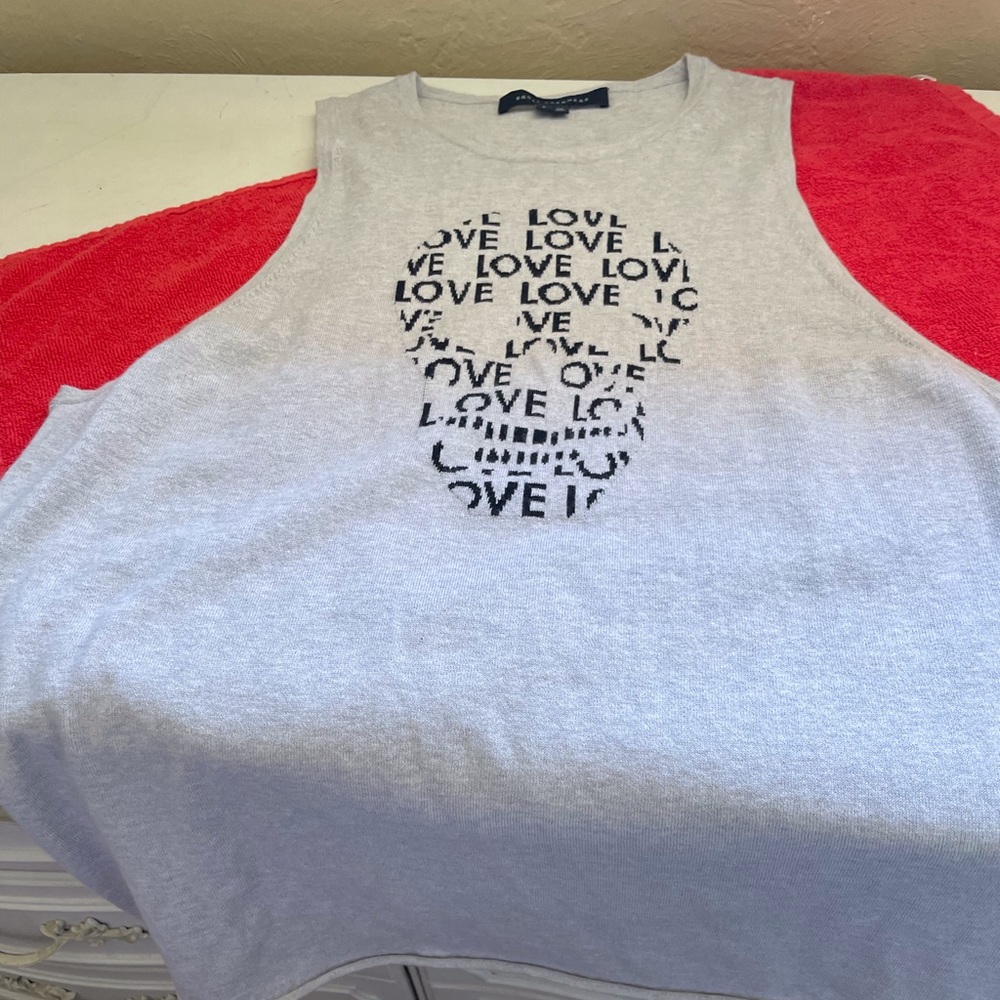 Cashmere skull tank